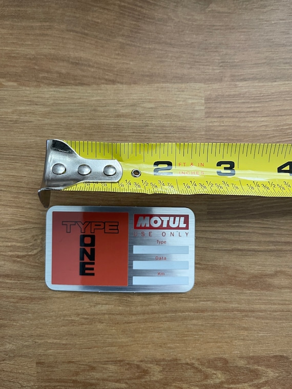 Motul Oil Decal Sticker Pack - Set Of 2 - Choose Your Size With 3M Adhesive (NON-OEM)
