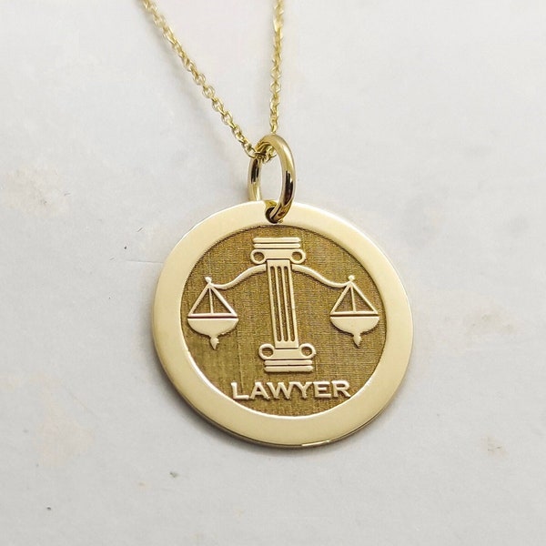 Lawyer Necklace Etsy
