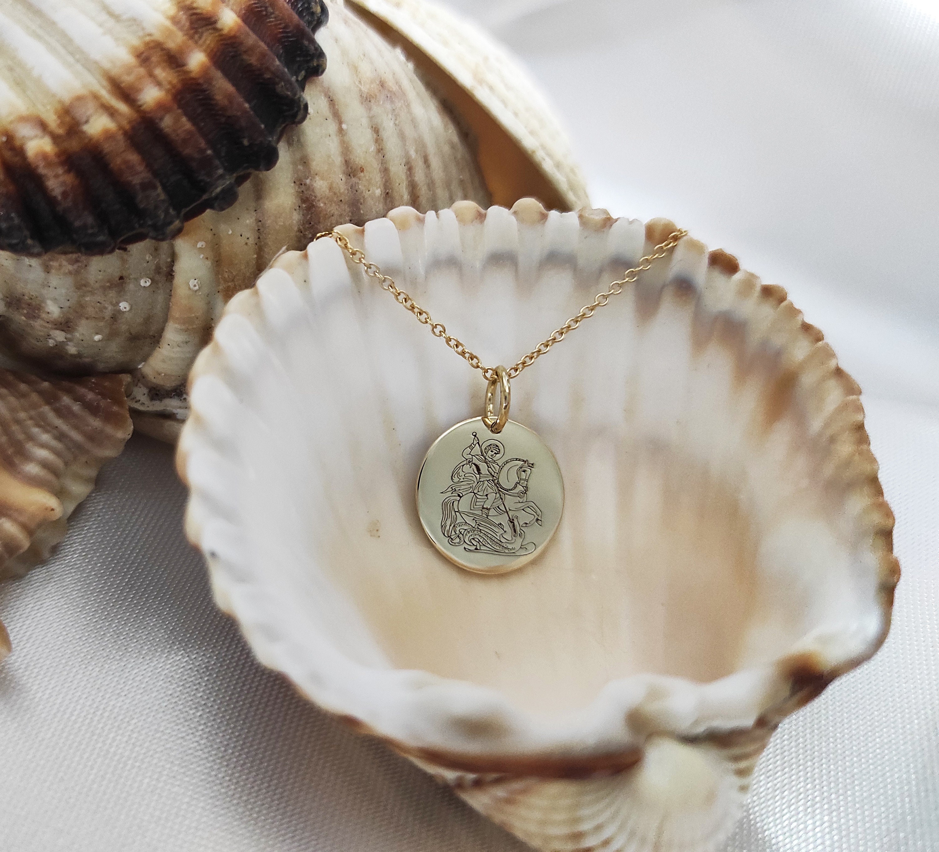 Sovereign Necklace Sovereign Jewelry 14K Yellow Gold Etsy