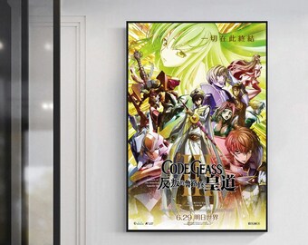 Code Geass Poster Etsy Code Geass Poster Etsy
