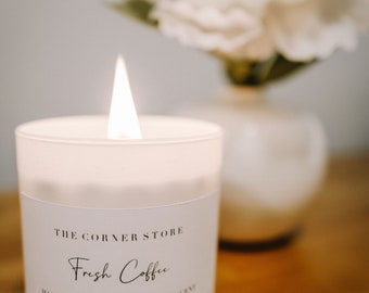 Fresh Coffee Candle | Coffee Soy Candle | Starbucks | Fresh Brewed Coffee Candle | Rich Scent | Handmade gifts | Soy Candle