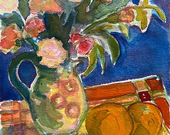 Original Artwork Floral Still Life Roses