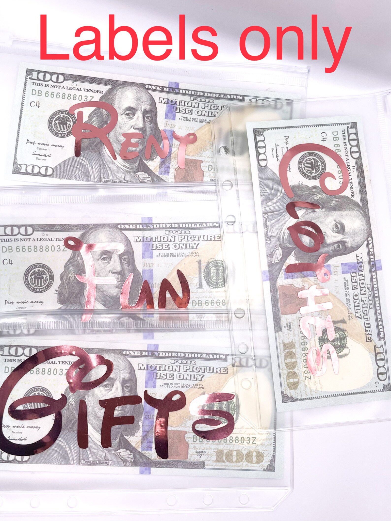 Cash Envelope Labels Cash Stuffing Decals Etsy