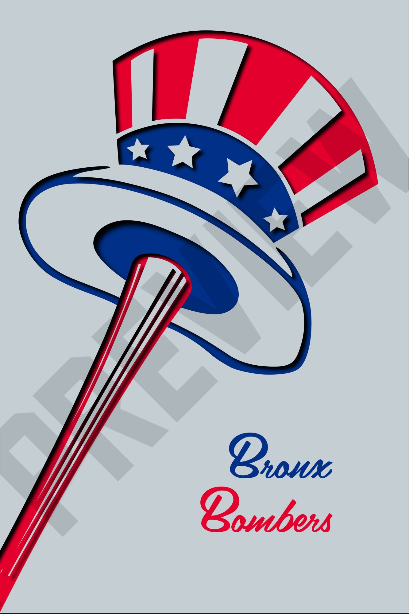 New York YANKEES MLB Poster printable digital art digital | Etsy