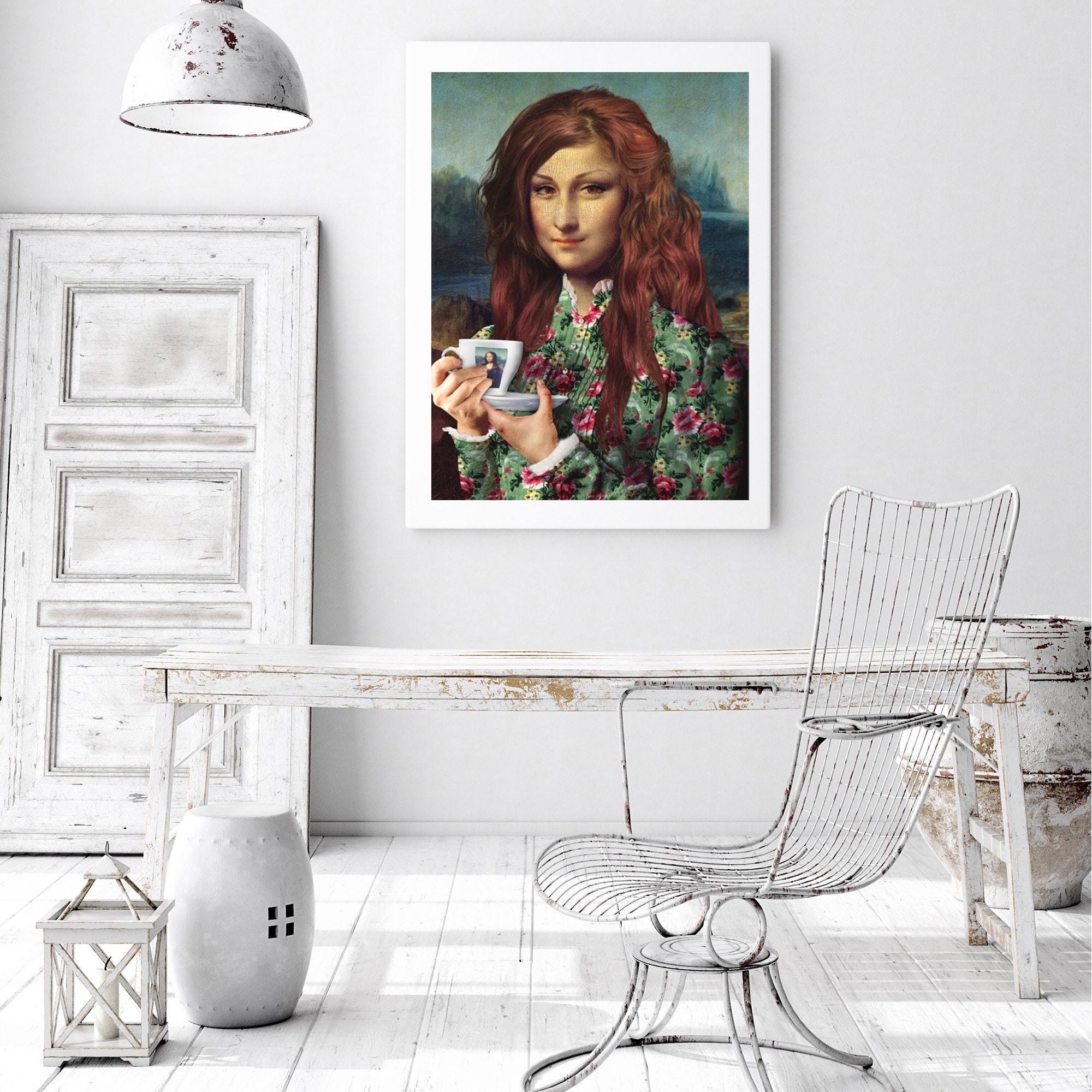 Funny Mona Lisa Altered Classic History Lover Gift Makeover | Etsy