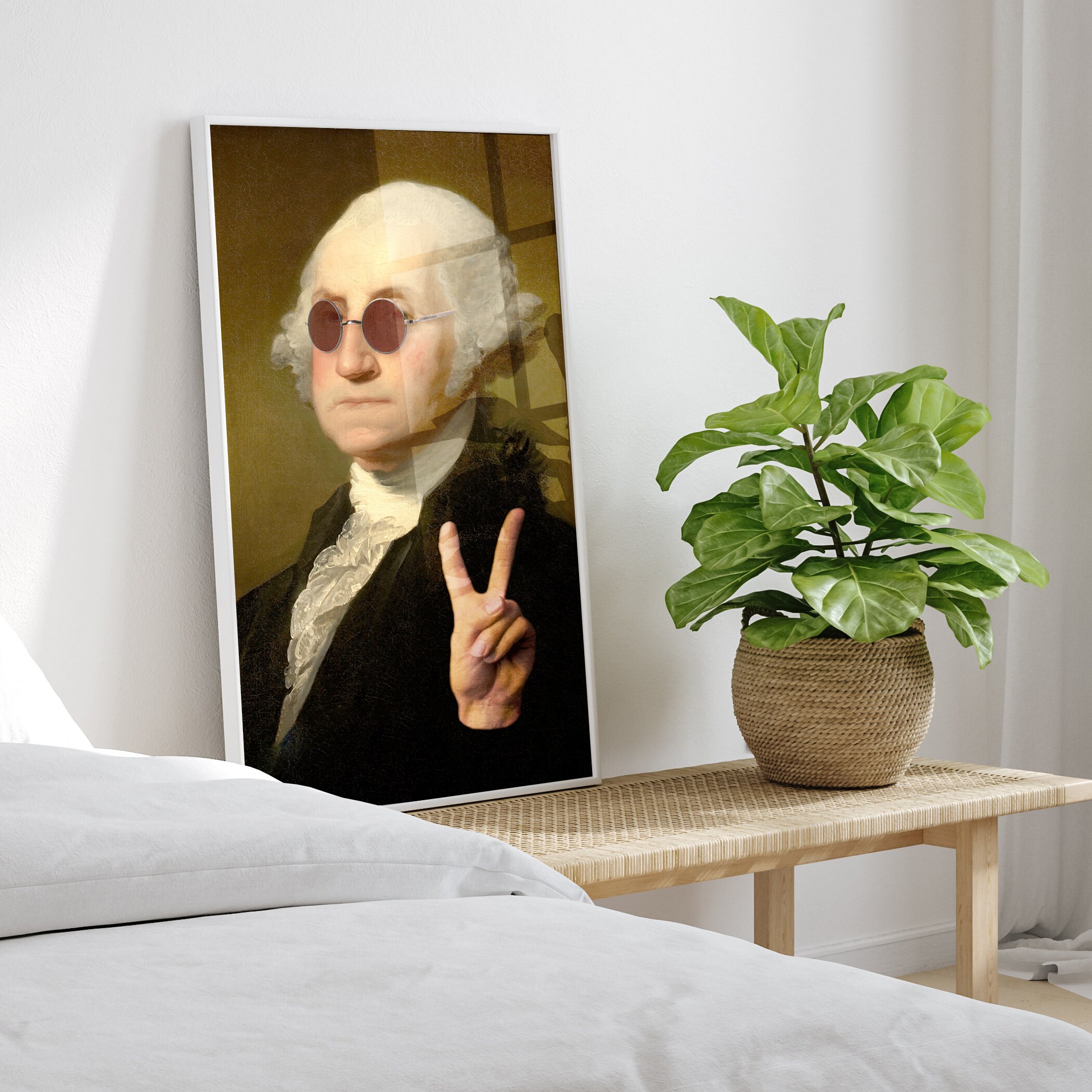 George Washington - Funny, Nerdy History Gifts - USA, America Photographic  Print for Sale by STYLESYNDIKAT