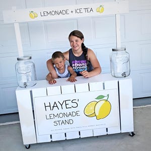 DIY Kids Play Lemonade Stand,  Kids Play Lemonade Stand, Woodworking Kids Play, Digital PDF Plans, Instant Download