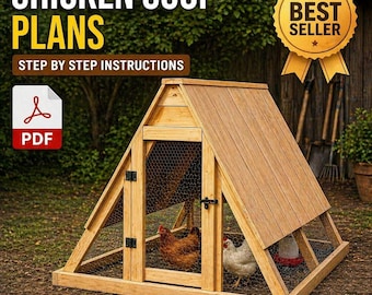 A Frame Chicken Coop Plans PDF Backyard Hen House DIY Digital Download