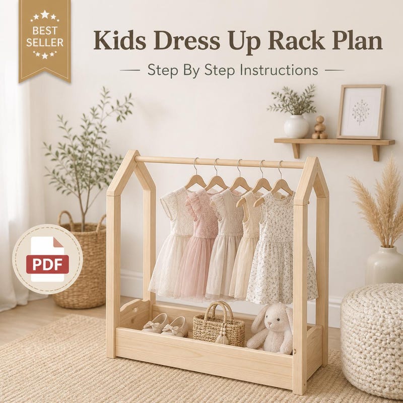 Dressing Up Rack Kids Dress up Rack - Etsy New Zealand