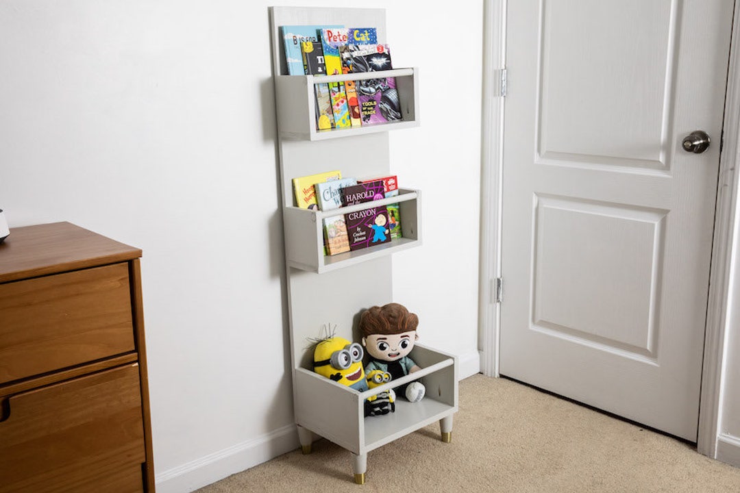 How To Make Toy Rack DIY Book and Toy Rack, Toy Rack, Kids Bookshelf, Toddler Bookshelf ...