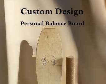 Custom Balance Board - Laser Design - Custom Design