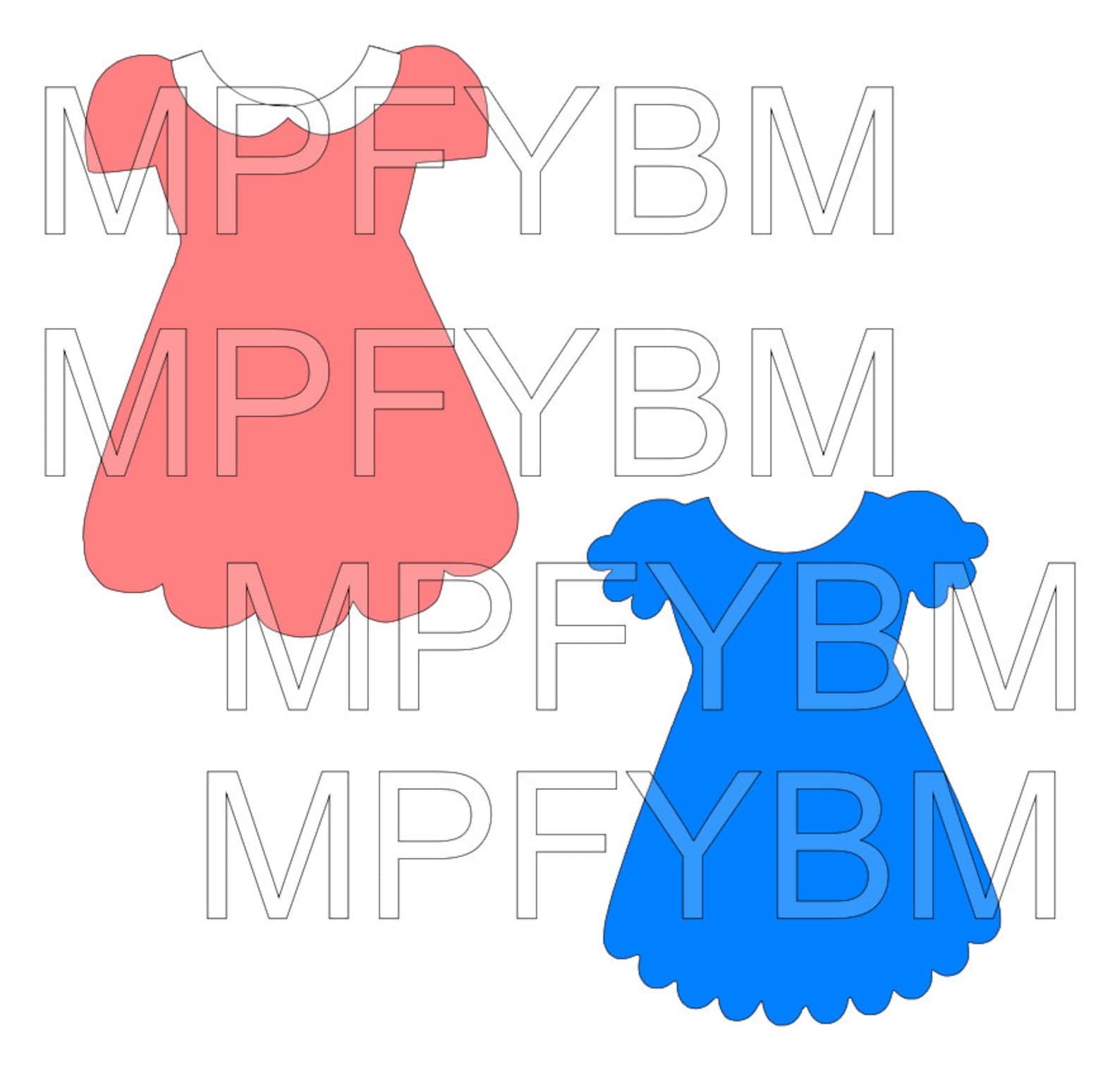Baby Girl Dress dresses Digital File. SVG PDF PNG All Etsy