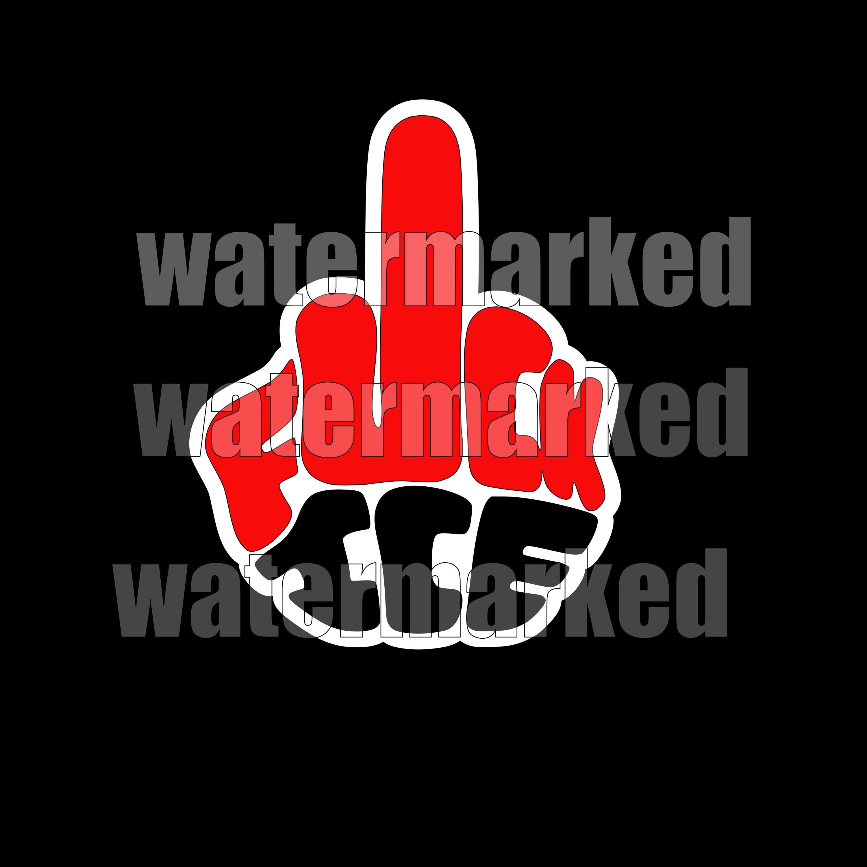 H*i様 middle finger fuck finger 中指 Middle Finger - Fuck Ice - Digital Design. PNG, PDF, and SVG