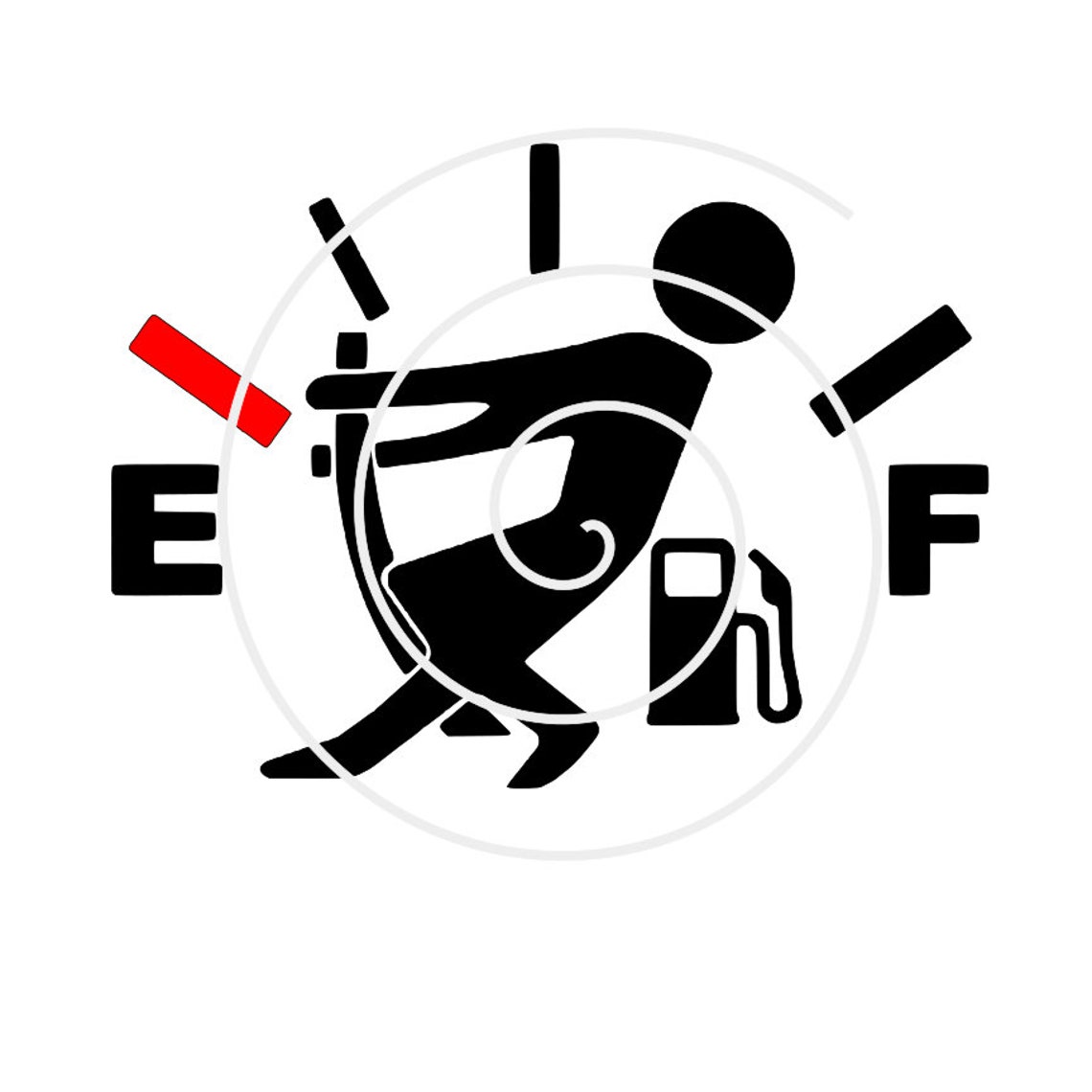 Gas Tank on E Design SVG PDF PNG Etsy