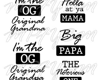Custom family quotes-  digital design for shirt transfers or decals SVG PNG