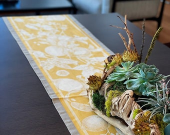 Williams Sonoma Jacquard Tablecloth Copper Pumpkin & Turkey Linen