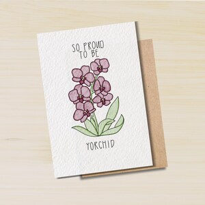 Blumenkarte für Mama, Blumen Aquarell für Sie, Oma, Schritt Mutter, Bonus Mutter, stolz darauf, Ihr Kind zu sein, Orchidee, Muttertag, Blumen
