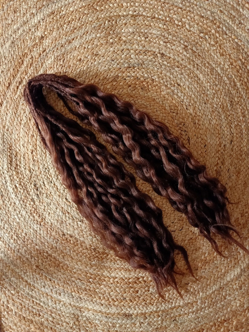 Wavy Dreads, Dreadlock Extensions, Dreads, Curly Dreads , Synthetic