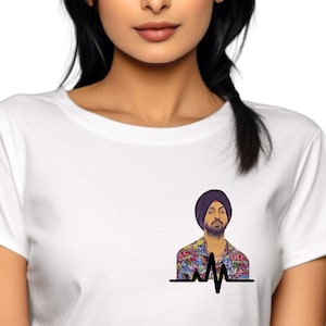 Vintage Diljit Dosanjh T-Shirt: Punjabi Singer, Bollywood Gift