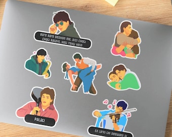 Shahrukh Khan Vinyl Sticker Pack, Funny Bollywood Stickers