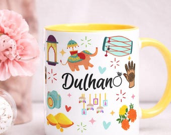 Dulhan Mug, Indian Bridal Shower, Desi Bride, South Asian Wedding Gift