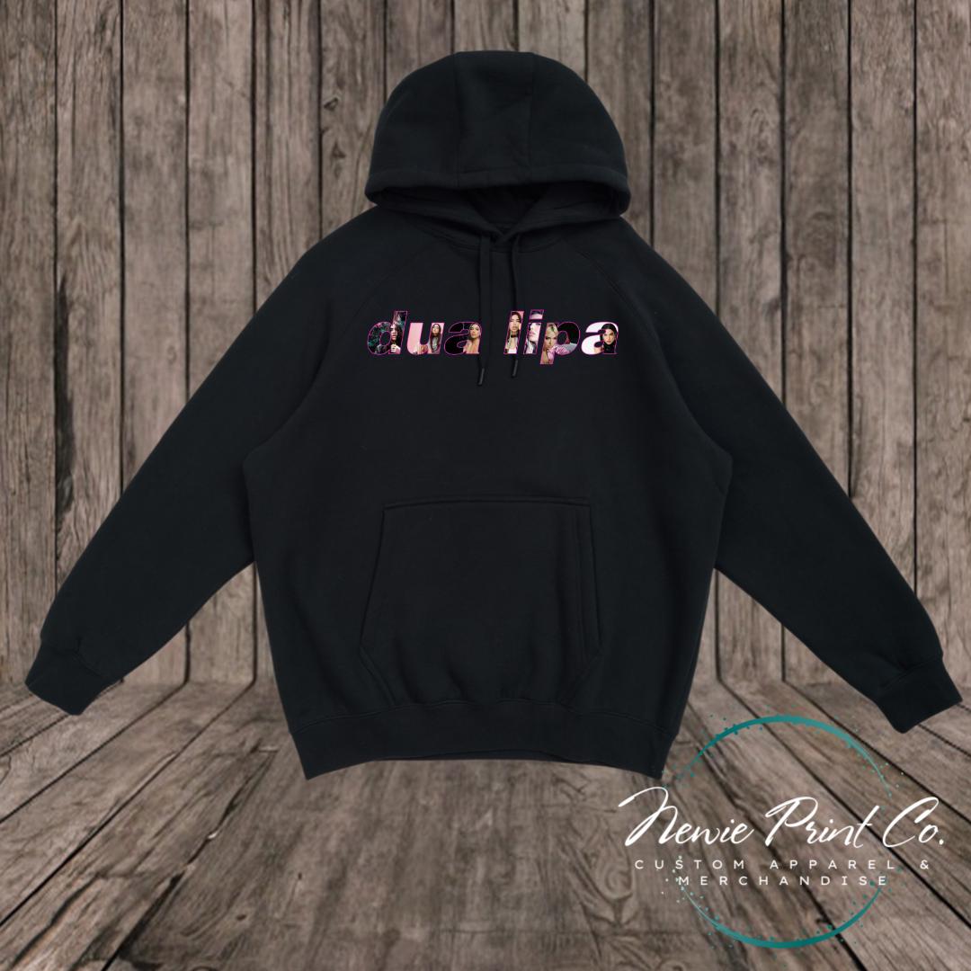 Sweat à Capuche Dua Lipa - Unisexe, Manches Longues, Taille XS à 3XL - Style Hip-Hop Décontracté