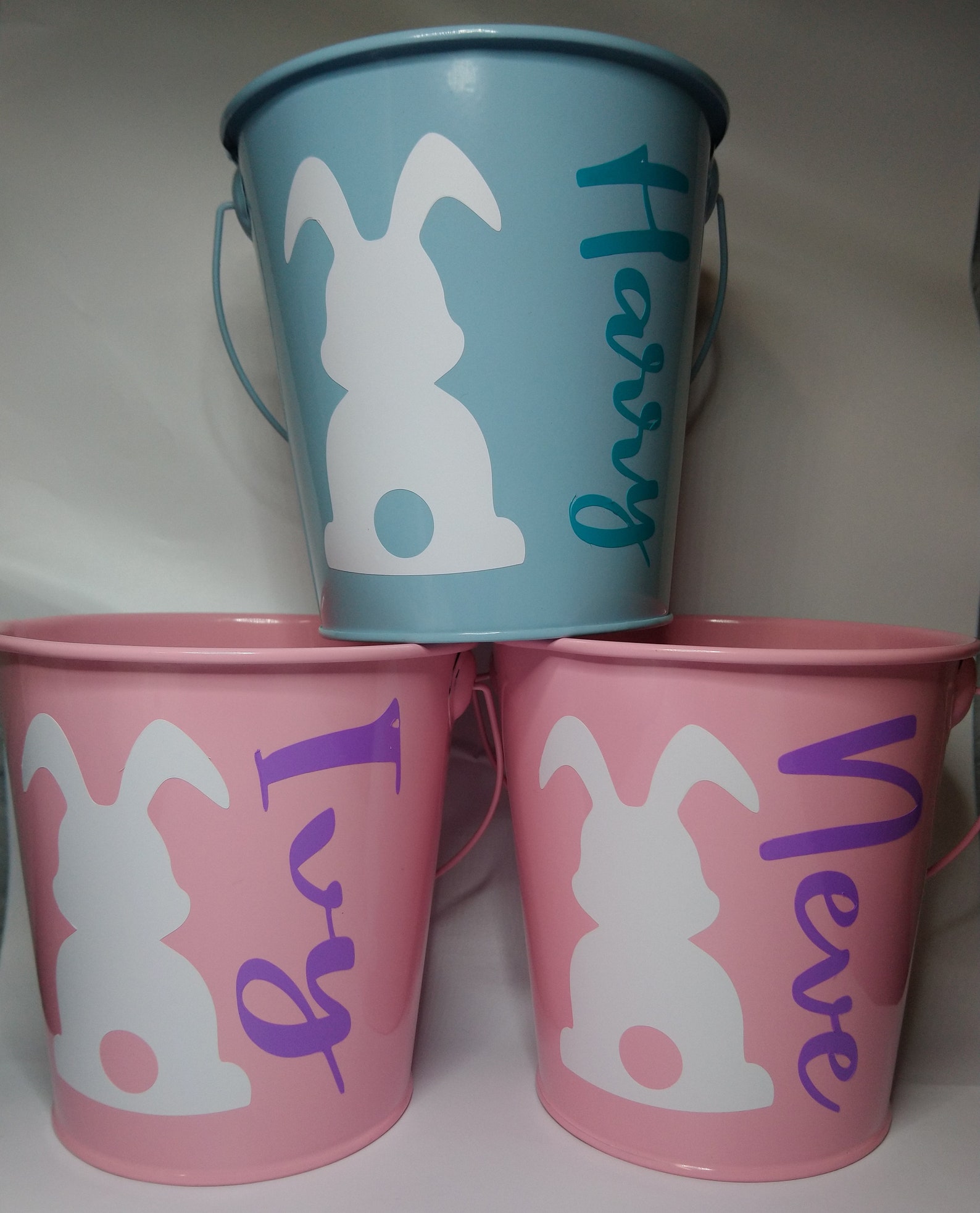 Personalised Metal Easter Buckets Etsy Australia
