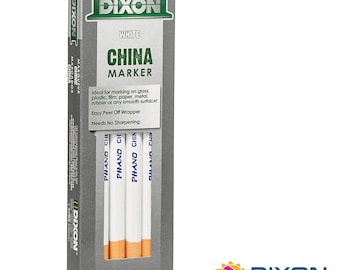 Dixon Phano China Markers, White (X00092)