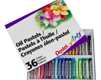 Pentel Arts Oil Pastels 36 Color Set PHN 36 Etsy