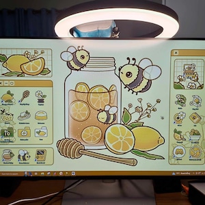 desktop theme
desktop wallpaper
desktop organizer
gaming gift
Programmer gift
aesthetic desktop
desk setup decor
cozy desk setup
desktop decorations
desktop customize
Computer customize
Bee
Honey Bee