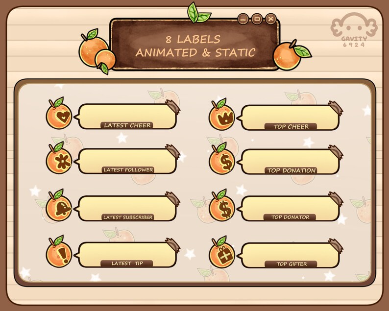 Stream Overlay
Stream Overlay Pack
Vtuber
Capybara Stream
Capybara
Gaming
gaming gift
Animated Stream
Alerts
Alerts Stream
Stream Pack
Cozy Stream
Cozy Overlay