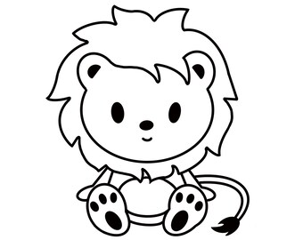 Download Baby Lion Svg Etsy