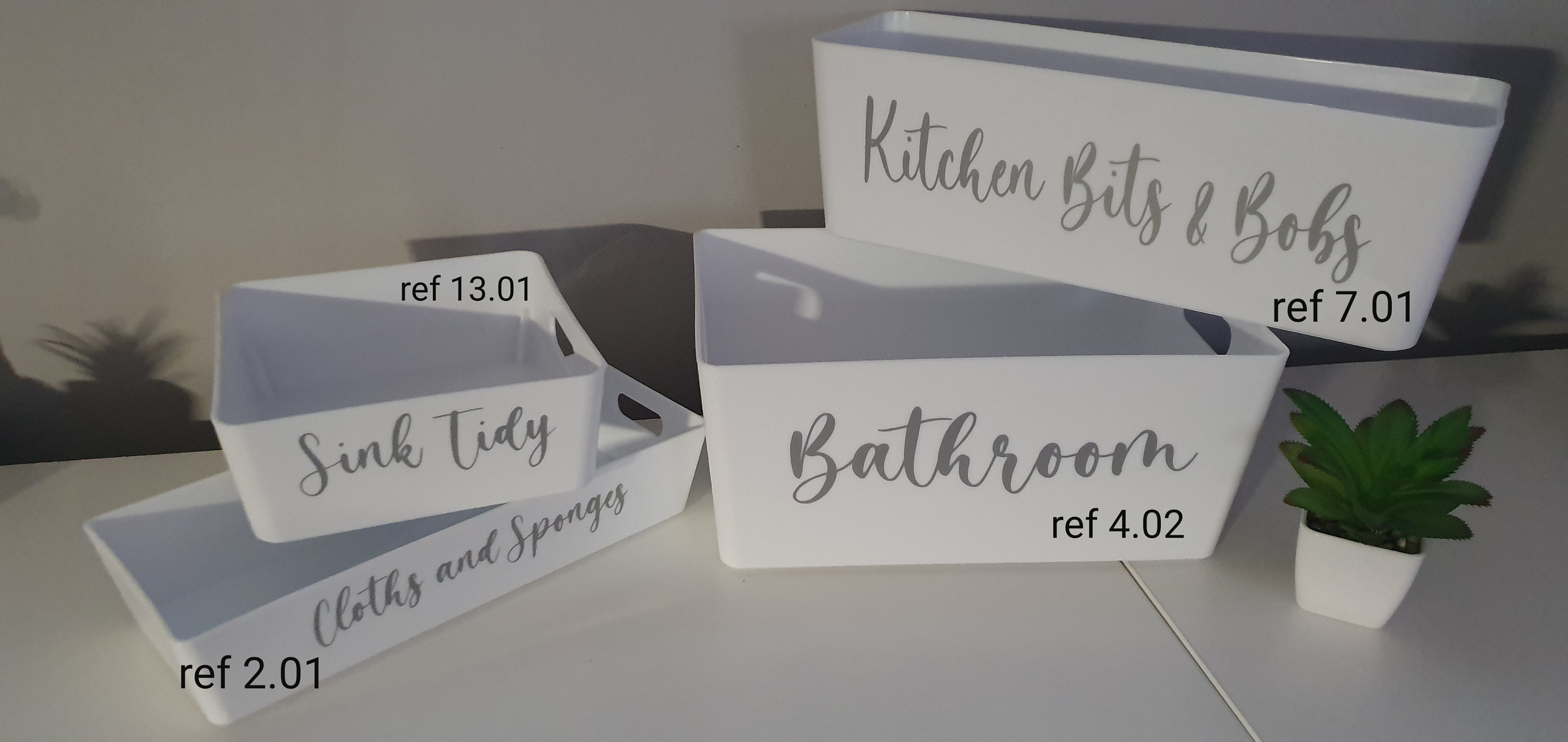 Mrs Hinch storage boxes wham boxes baskets. any word any Etsy