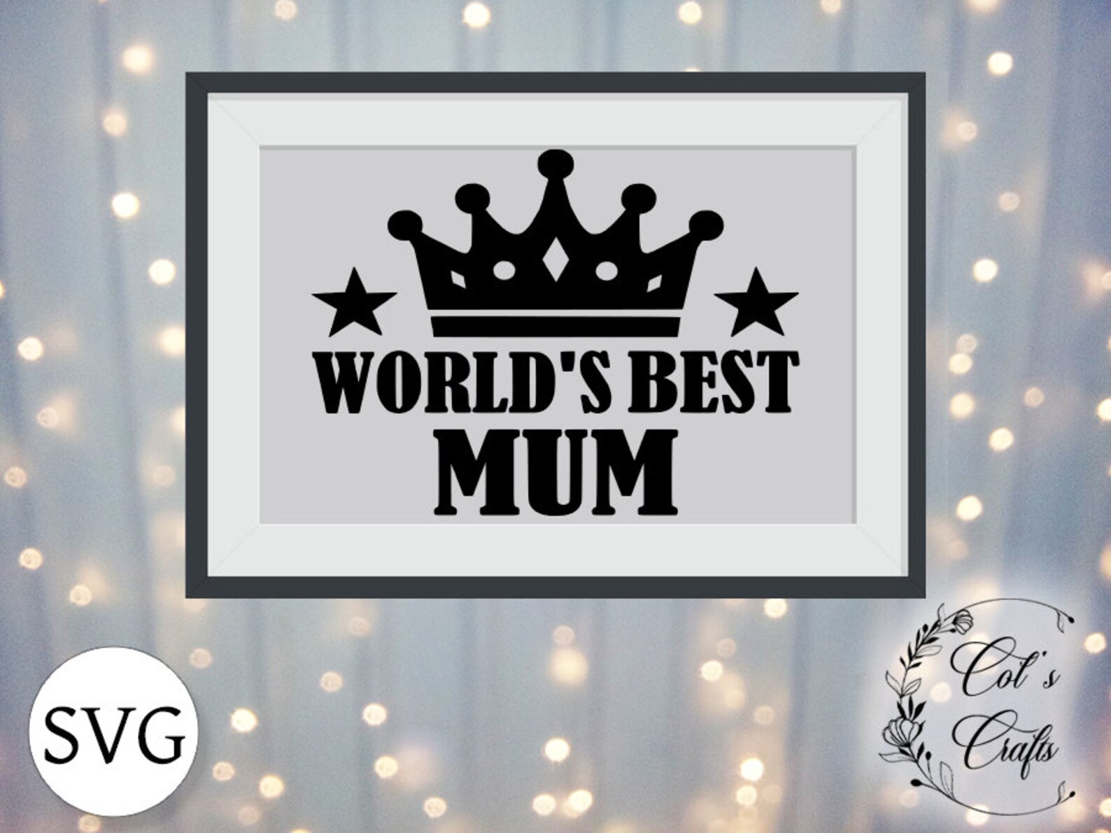 Worlds best Mum digital download SVG Cricut friendly Etsy