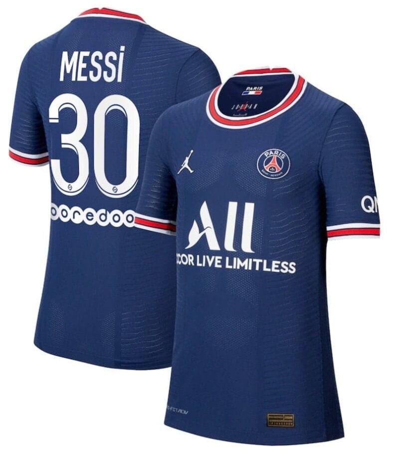 PSG 2021/22 Paris MESSI Soccer / Football Jersey 2021/22  Etsy