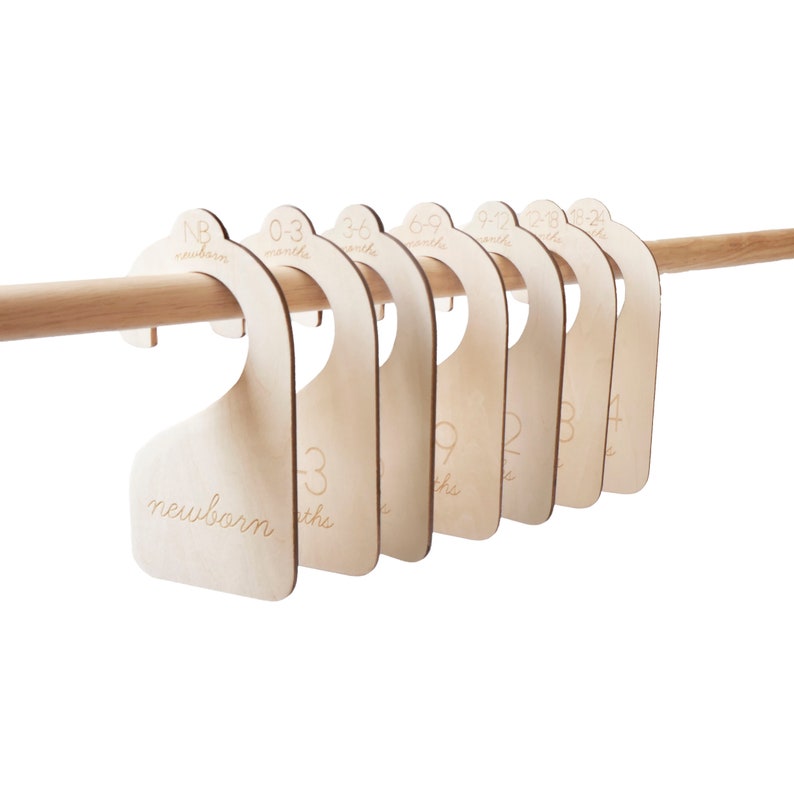 Baby Closet Dividers Baby Gift Nursery Organization Gender Neutral