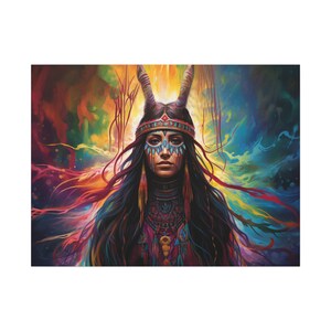 Canvas Stretched, 1.5&#39;&#39; - Deer Dancer, Female