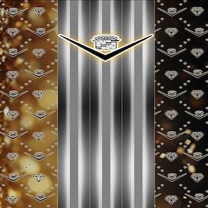 Cadillac Logo 20 oz Skinny Tumbler Wraps_Grp1, 4 x Sublimation Designs, Straight tumbler Wrap, Instant Digital Download PNG