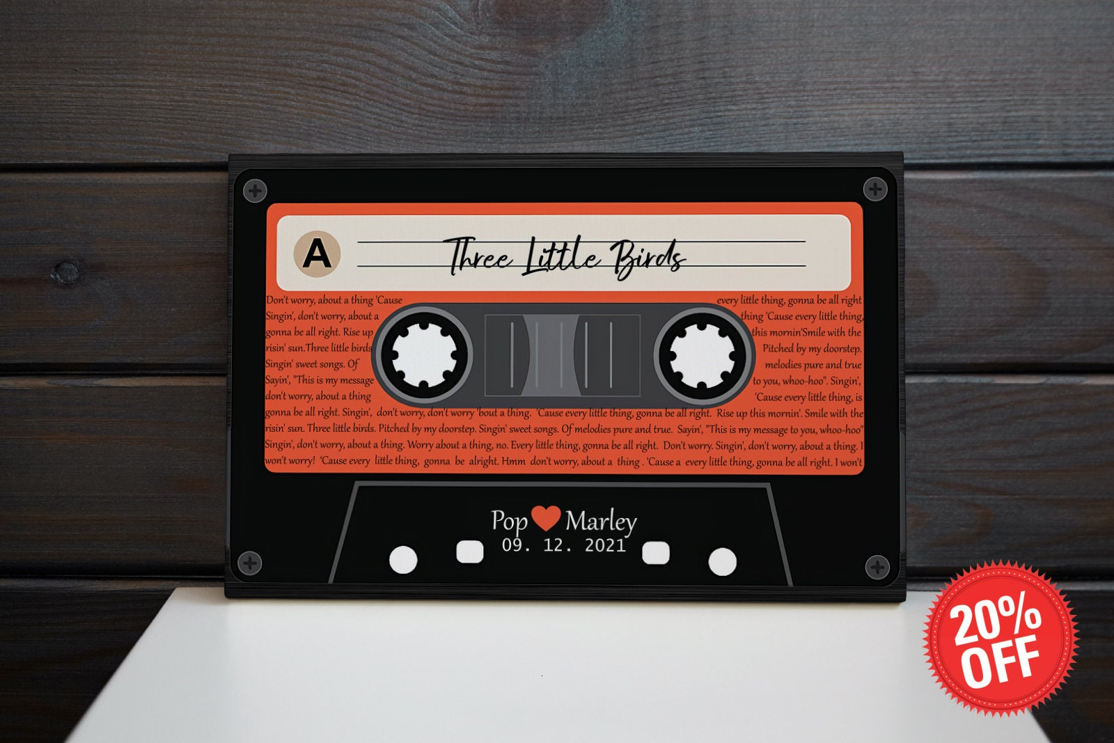 Custom Cassette Tape Cassette Tape Canvas Cassette Tape Art Etsy