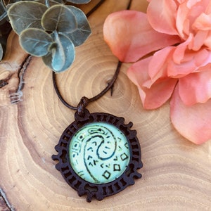 Heart of Tafiti Necklace, Moana Necklace, Tropical Jewelry, Ocean Necklace