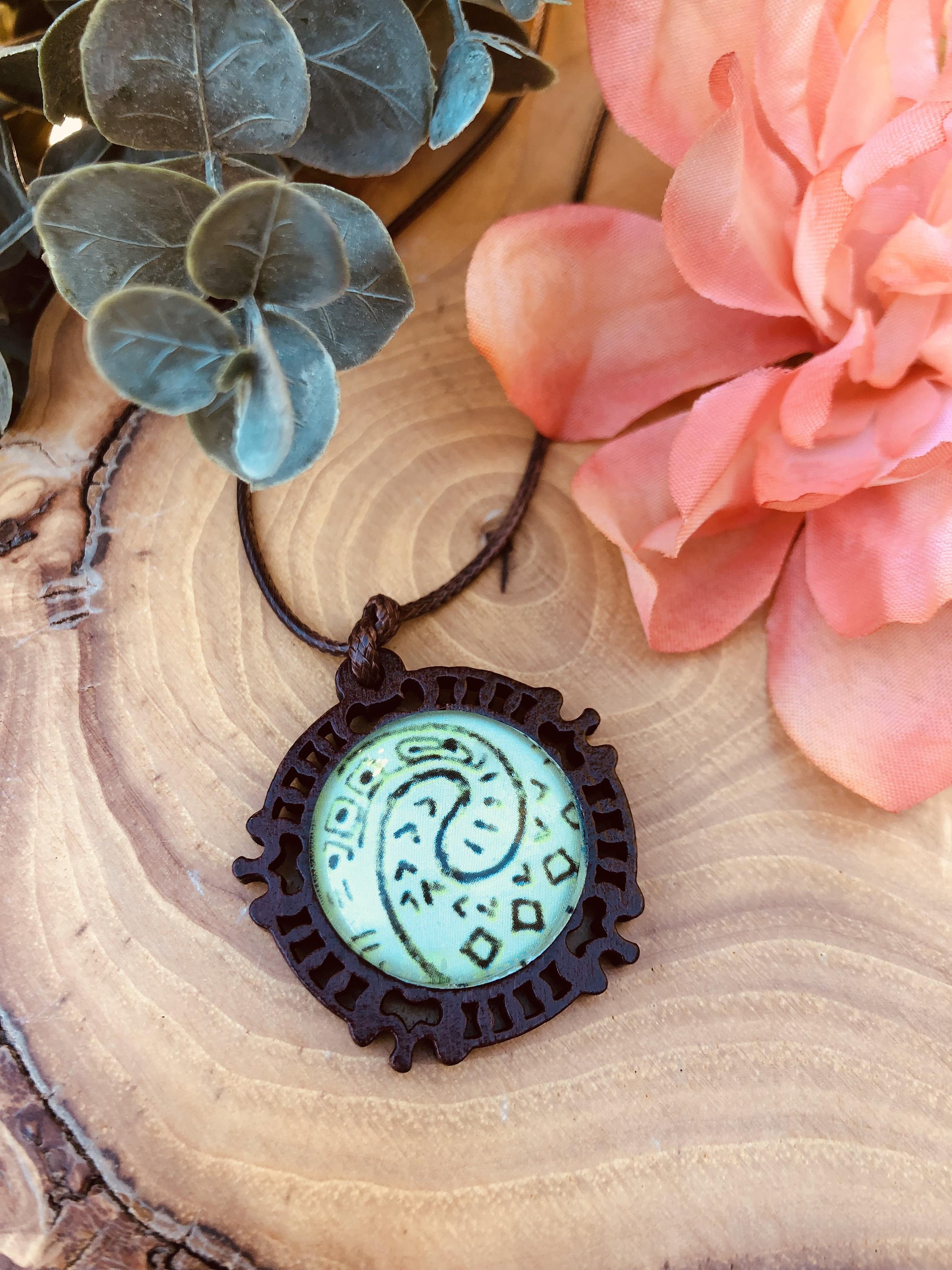 Heart of Tafiti Necklace, Moana Necklace, Tropical Jewelry, Ocean
