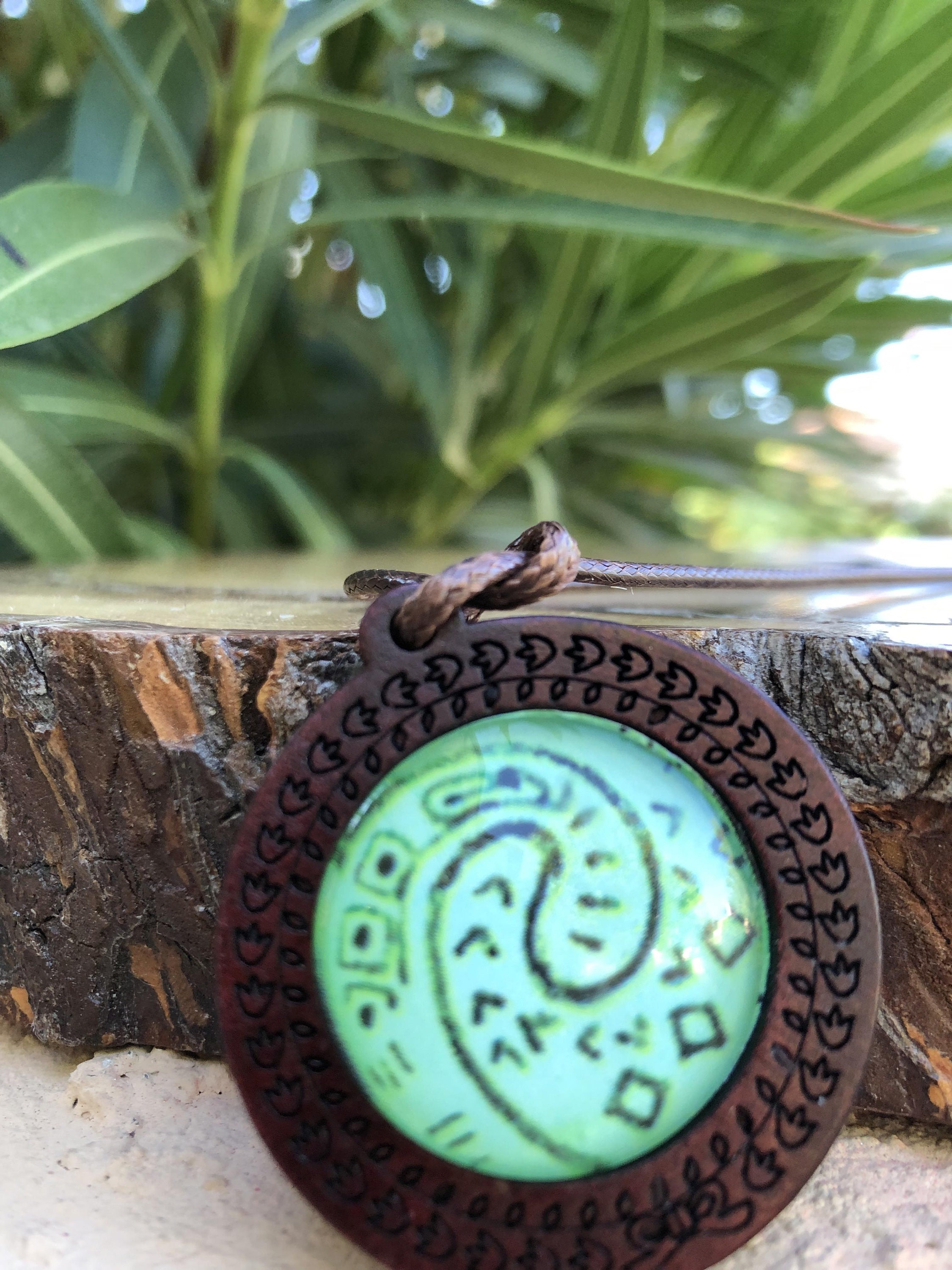 Heart of Tafiti Necklace, Moana Necklace, Tropical Jewelry, Ocean