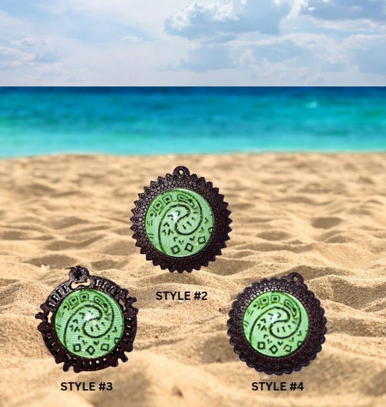 Heart of Tafiti Necklace, Moana Necklace, Tropical Jewelry, Ocean