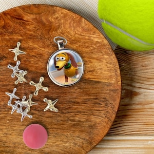Slinky Dog Pet Tag Pendants, Pet Jewelry, Slinky from Toy Story, Toy Story gift