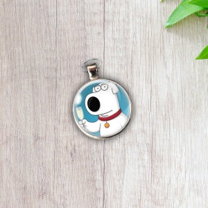 Family Guy Pet Tag Pendants, Pet Jewelry, Family Guy Dog Tag, Brian the Dog