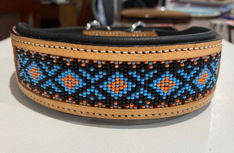 Fourreau Cuir Fait Main Perles Sioux Fourreau De Fusil Amérindien Style Sioux Perlé En Cuir - Modèle S508, Fait Main, Neuf Fourreau Sabre