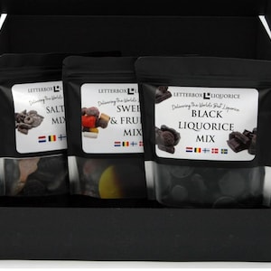 Geschenkdoos gastronomische dropproever - met gepersonaliseerde kaart