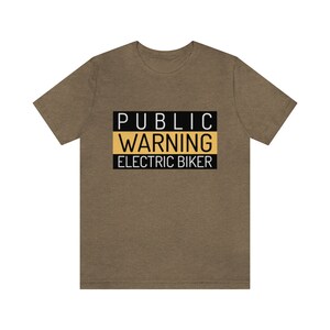 Public Warning Ebike Tee
