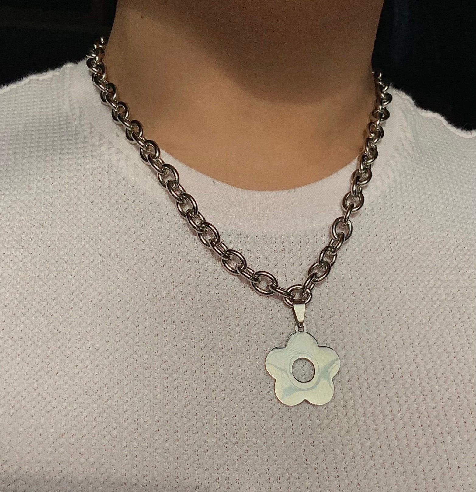 Daisy Necklace/ Daisy Chain/ Egirl Jewelry/ Indie/ Softgirl/ Etsy UK