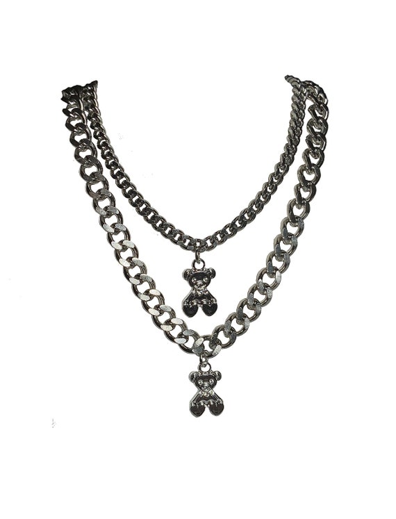 Teddy Bear Chain / Bear Chain / Bear Necklace / Teddy Bear Etsy